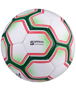 Мяч футбольный Jögel Nano №5, белый/зеленый, фото 4