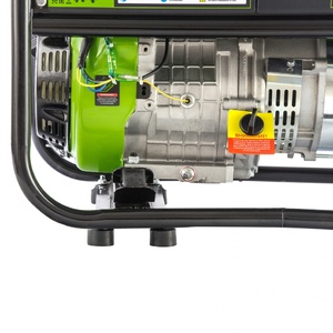 Генератор бензиновый БС-8000, 6,6 кВт, 230В, четырехтактный, 25 л, ручной стартер Сибртех, фото 10