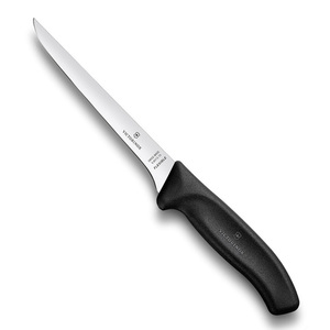 Нож Victorinox обвалочный, гибкое лезвие 15 см, черный, фото 1