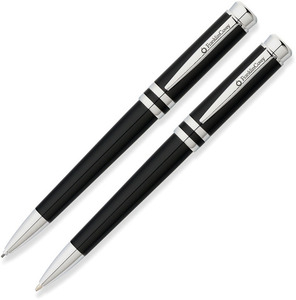 Набор подарочный FranklinCovey Freemont - Black Chrome, шариковая ручка + карандаш, M, фото 1