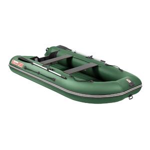 Лодка Алтай А340 зеленый, надувное дно Тонар, фото 2