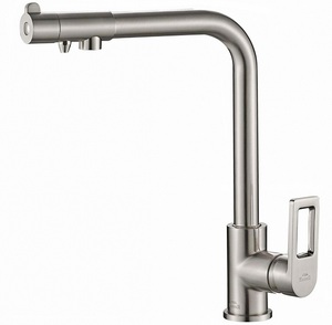 Смеситель для кухни ZORG Steel Hammer (SH 572 SATIN) Сатин, фото 1