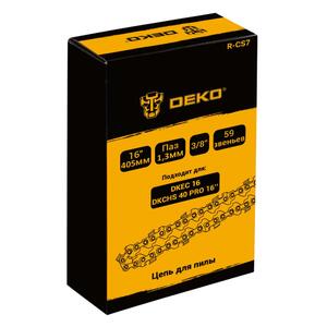 Цепь для пилы DEKO R-CS7, 16", 3/8", 1.3 мм, 59 звеньев 083-2038, фото 2
