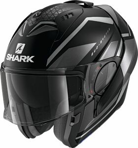 Шлем SHARK EVO ES YARI Mat Black/Antracite/Antracite M, фото 4