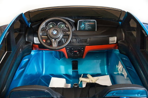 Детский автомобиль Toyland BMW X6M Синий, фото 7