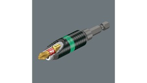 Набор бит торсионных с торсионным битодержателем Rapidaptor, 10 пр., 1/4" C6.3 Bit-Check 10 BiTorsion 1 WERA WE-056374, фото 7