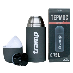 Термос Tramp Soft Touch 0,75 л серый - TRC-108, фото 4