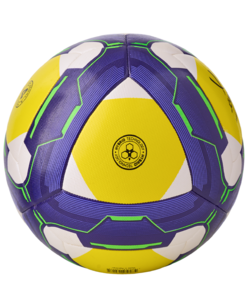Мяч футбольный Jögel Primero Kids №4, белый/фиолетовый/желтый, фото 2