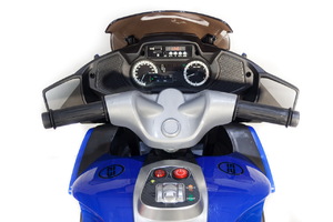 Детский мотоцикл Toyland Moto ХМХ 609 Синий, фото 8