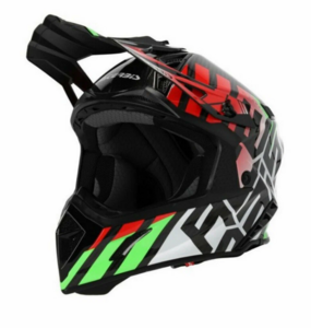 Шлем Acerbis STEEL CARBON 22-06 Green/Red (M), фото 1