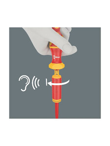 Набор насадок WERA Kraftform Kompakt VDE 15 Torque 1,2-3,0 Nm extra slim 1 Tool Finder с динамометрической отвёрткой-битодержателем, 15 пр., фото 8