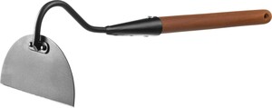 Прямая мотыжка GRINDA ProLine 90х160х580 мм, с тулейкой, деревянная ручка 421519