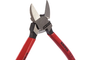 Бокорезы для оптоволокна, пружина, 160 мм, обливные ручки KNIPEX KN-7251160, фото 2