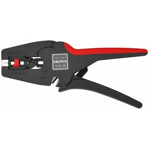 стриппер автоматический, 0.03-10 мм² AWG 32-8, 195 мм, Knipex   SB MultiStrip 10 KN-1242195SB, фото 1