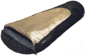 Спальный мешок Campus FUN 250 R-zip (кокон, +3°С, 215x80x55 см), фото 1
