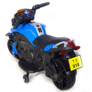 Детский мотоцикл Toyland Minimoto JC918 Синий, фото 4
