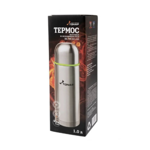 Термос (HS.TM-021-LG) 1000ML (дополн.пласт.чашка) TONAR, фото 2
