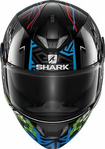 Шлем SHARK SKWAL 2.2 NOXXYS Black/Blue/Green L, фото 2