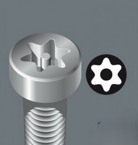 TORX BO бита, с отверстием, 1/4" E6.3, TX 10 x 89 мм WERA 867/4 Z WE-060050, фото 2