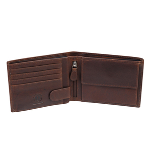 Бумажник Klondike Dawson, коричневый, 12,5х2,5х9,5 см, фото 2