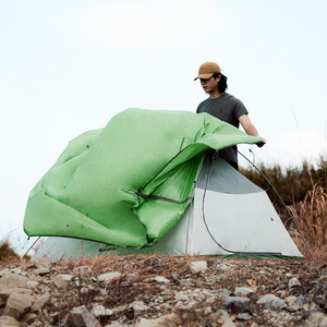 Палатка Naturehike Сloud Up CNK2450WS032 210T одноместная зелёная,6927595798614, фото 6