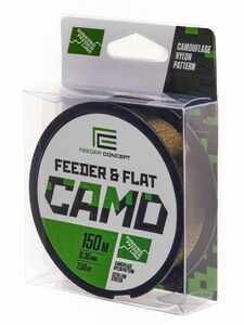 Леска монофильная Feeder Concept FEEDER&FLAT Camo 150/030