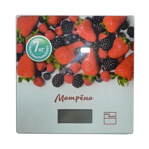 Весы кухонные электронные МАТРЁНА MA-033, 7 кг, ягоды, фото 1
