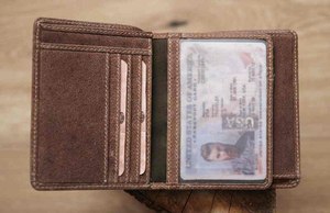 Бумажник Klondike Finn, коричневый, 10x11,5 см, фото 14