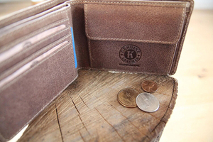 Бумажник Klondike Tony, коричневый, 12x9 см, фото 14