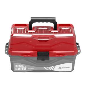 Ящик для снастей Tackle Box трехполочный красный (N-TB-3-R) NISUS, фото 3