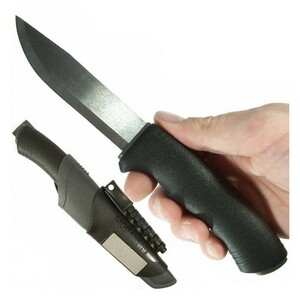 Нож Morakniv BushCraft Survival, нержавеющая сталь, черный, 11835, фото 3
