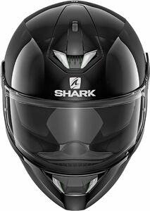 Шлем SHARK SKWAL 2 BLANK with LED Black Glossy M, фото 2