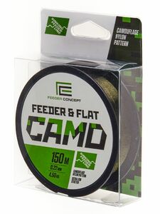 Леска монофильная Feeder Concept FEEDER&FLAT Camo 150/022, фото 1