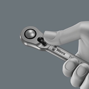 Трещотка реверс WERA 8004 C Zyklop Metal Switch  , 1/2" x 281 мм, 72 зубца, фото 3