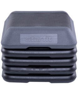 Степ-платформа быстросборная Starfit SP-401 40х40х30 см, квадратная, обрезиненная, 5-ти уровневая