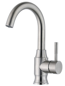 Смеситель для кухни ZORG Steel Hammer Inox (SH 6166 INOX) Сталь Нержавеющая, фото 1