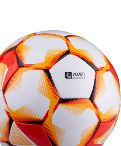 Мяч футбольный Jögel Ultra №5, белый/оранжевый/красный, фото 6