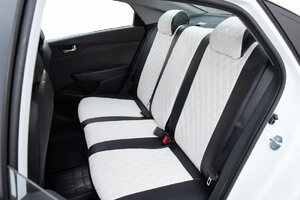 Чехлы из экокожи Ромб Seintex для Hyundai Solaris II SD (сплошная) 2017-2022, фото 3