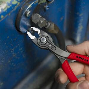 Клещи с фронтальным и боковым захватами,  KNIPEX TwinGrip зев 3-16 мм, длина 150 мм, обливные ручки, фото 11