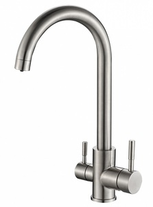 Смеситель для кухни ZORG Steel Hammer Inox (SH 713 INOX) Сталь Нержавеющая, фото 1