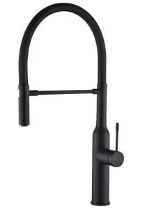 Смеситель для кухни ZORG Steel Hammer (SH 2022 BLACK) Черный Матовый, фото 1