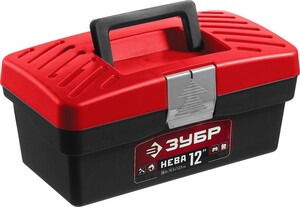 Пластиковый ящик для инструментов ЗУБР НЕВА-12 285 х 155 х 125 мм (12") 38323-12