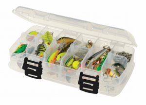 Коробка для приманок двухсторонняя Plano 345023 Dbl Sided Clear W Black Latches, 12-18 отсеков (1563, фото 3