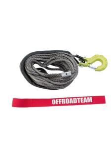 Трос синтетический OffRoadTeam Professional 6мм х 15м, с крюком, фото 4