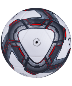 Мяч футбольный Jögel Grand №5, белый/серый/красный, фото 7