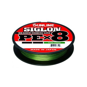 Шнур плетеный Sunline SIGLON PE×8 300M(Dark Green) #3/50LB, фото 2