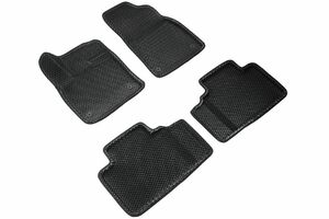 Коврики 3D EVA "РОМБ" Seintex  Geely Atlas II 2WD черные, фото 1
