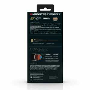 HDMI Кабель, Monster Cable Essentials,  8K, UHS, 2m, фото 4