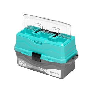 Ящик для снастей Tackle Box трехполочный бирюзовый (N-TB-3-Т) NISUS, фото 2