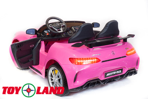 Детский автомобиль Toyland Mercedes Benz GTR 2.0 Розовый, фото 6